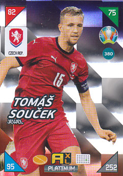 Tomas Soucek Czech Republic Panini UEFA EURO 2020 Kick Off Jewels #380