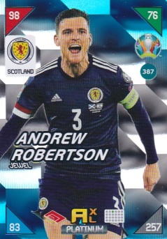 Andrew Robertson Scotland Panini UEFA EURO 2020 Kick Off Jewels #387