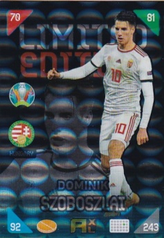 Dominik Szoboszlai Hungary Panini UEFA EURO 2020 Kick Off Limited Edition #LE-DS