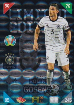 Robin Gosens Germany Panini UEFA EURO 2020 Kick Off Limited Edition #LE-RG