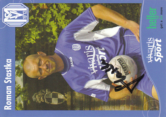 Roman Stastka SV Meppen 2004/05 Podpisova karta autogram