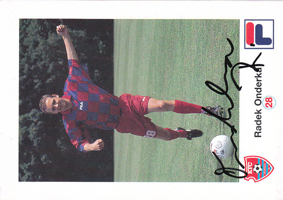 Radek Onderka KFC Uerdingen 1997/98 Podpisova karta autogram