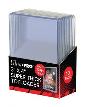 Plastový toploader Ultra Pro 120pt Super Thick, balení 10 ks