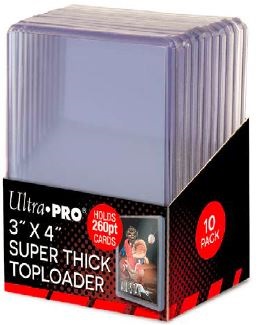 Plastový toploader Ultra Pro 260pt Super Thick, balení 10 ks
