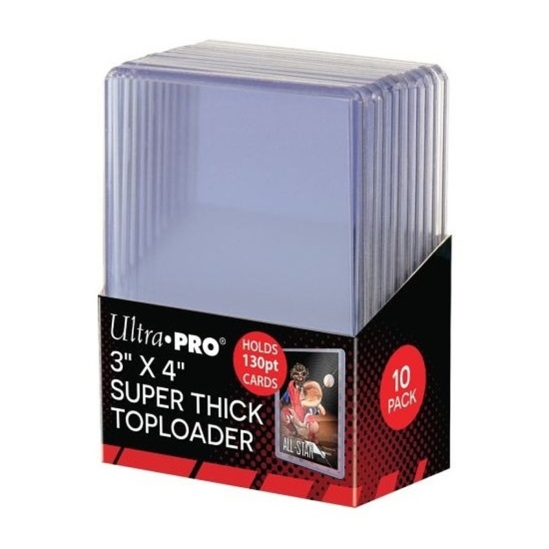 Plastový toploader Ultra Pro 130pt Super Thick, balení 10 ks