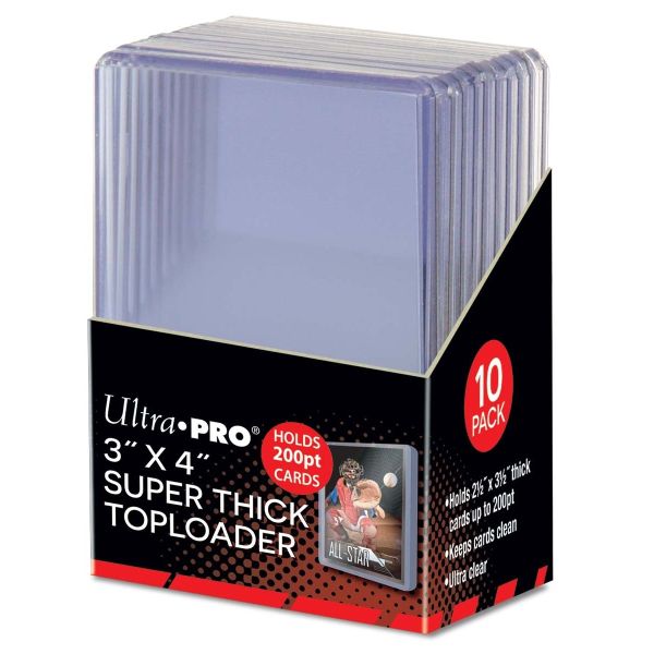 Plastový toploader Ultra Pro 200pt Super Thick, balení 10 ks