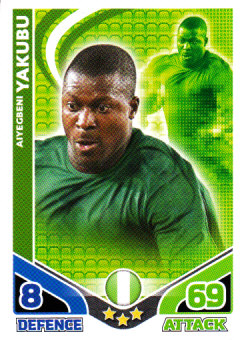 Aiyegbeni Yakubu Nigeria 2010 World Cup Match Attax #175