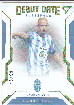 David Jarolim Mlada Boleslav SportZoo FORTUNA:LIGA 2020/21 2. serie Debut Date Flashback /99 #DF6