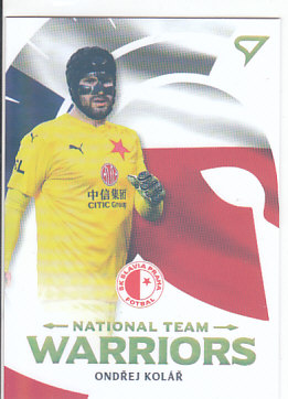 Ondrej Kolar Slavia Praha SportZoo FORTUNA:LIGA 2020/21 2. serie National Team Warriors /199 #WR01