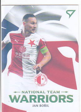 Jan Boril Slavia Praha SportZoo FORTUNA:LIGA 2020/21 2. serie National Team Warriors /199 #WR02