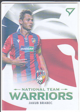 Jakub Brabec Viktoria Plzen SportZoo FORTUNA:LIGA 2020/21 2. serie National Team Warriors /199 #WR03