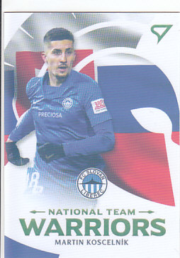 Martin Koscelnik Liberec SportZoo FORTUNA:LIGA 2020/21 2. serie National Team Warriors /199 #WR17