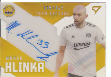 Marek Hlinka Zlin SportZoo FORTUNA:LIGA 2020/21 2. serie Team Leaders Auto Level 1 /145 #TL1-09