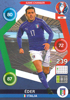 Eder Italy Panini UEFA EURO 2016 Game Changer #185