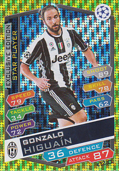 Gonzalo Higuain Real Madrid 2016/17 Topps Match Attax CL Star Player #S02