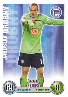 Jaroslav Drobny Hertha Berlin 2008/09 Topps MA Bundesliga #1
