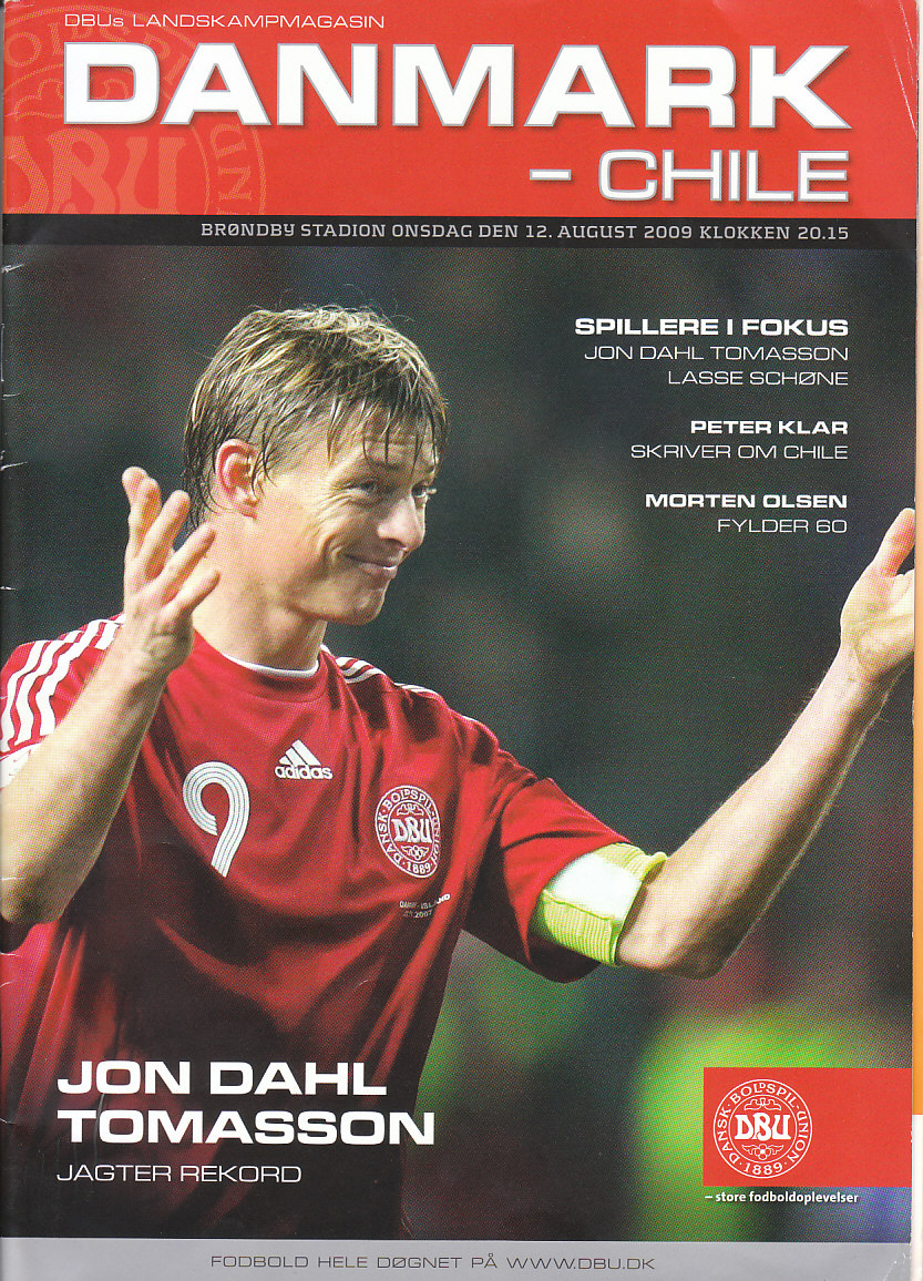 Program Dansko - Chile pratelske utkani 2009