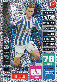 Vladimir Darida Hertha Berlin 2020/21 Topps MA Bundesliga Führungsspieler #641