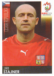 Jiri Stajner Czech Republic samolepka EURO 2008 #94