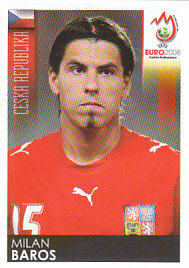 Milan Baros Czech Republic samolepka EURO 2008 #95