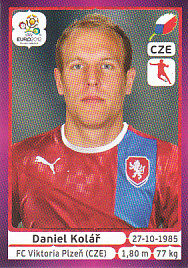Daniel Kolar Czech Republic samolepka EURO 2012 German version #152
