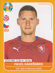 Pavel Kaderabek Czech Republic samolepka EURO 2020 #CZE8