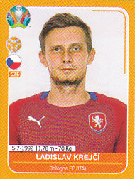 Ladislav Krejci Czech Republic samolepka EURO 2020 #CZE16