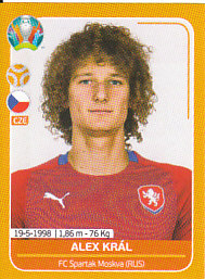 Alex Kral Czech Republic samolepka EURO 2020 #CZE22