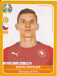 David Pavelka Czech Republic samolepka EURO 2020 #CZE23