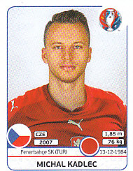 Michal Kadlec Czech Republic samolepka EURO 2016 #390