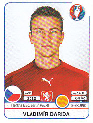 Vladimir Darida Czech Republic samolepka EURO 2016 #394