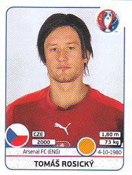 Tomas Rosicky Czech Republic samolepka EURO 2016 #397