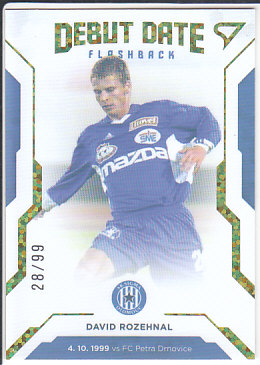 David Rozehnal Sigma Olomouc SportZoo FORTUNA:LIGA 2020/21 2. serie Debut Date Flashback /99 #DF8