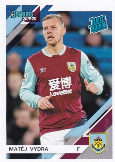 Matej Vydra Burnley 2019/20 Panini Chronicles Donruss #50