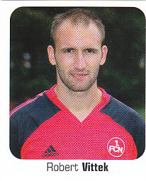 Robert Vittek 1. FC Nurnberg samolepka Bundesliga Fussball 2006/07 Panini #409