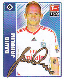 David Jarolim Hamburger SV samolepka Bundesliga 2009/10 Topps #140