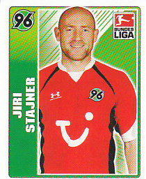Jiri Stajner Hannover 96 samolepka Bundesliga 2009/10 Topps #169