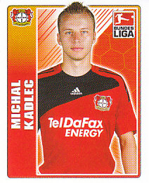 Michal Kadlec Bayer 04 Leverkusen samolepka Bundesliga 2009/10 Topps #259