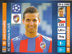 Jan Kovarik FC Viktoria Plzen samolepka UEFA Champions League 2013/14 #288