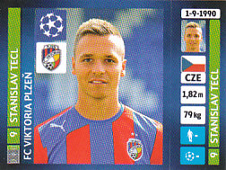 Stanislav Tecl FC Viktoria Plzen samolepka UEFA Champions League 2013/14 #294