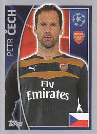 Petr Cech Arsenal FC samolepka UEFA Champions League 2015/16 #393