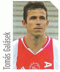 Tomas Galasek AFC Ajax samolepka Voetbal 2004/2005 Panini #11
