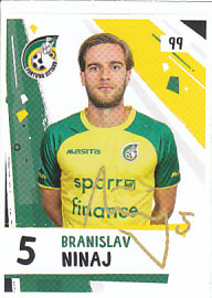 Branislav Ninaj Fortuna Sittard samolepka Plus Eredivisie 2018/19 #99