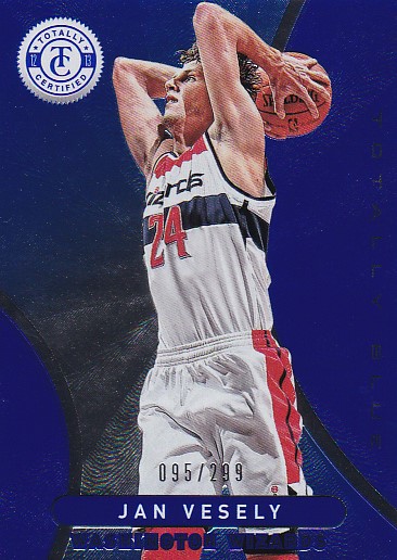 Jan Vesely Washington Wizards 2012/13 Totally Certified Blue /299 #236