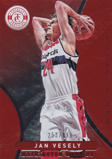 Jan Vesely Washington Wizards 2012/13 Totally Certified Red /499 #236