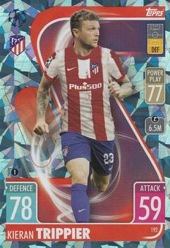 Kieran Trippier Atletico Madrid 2021/22 Topps Match Attax ChL Base card Crystal #192c