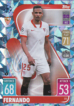 Fernando Sevilla FC 2021/22 Topps Match Attax ChL Base card Crystal #253c