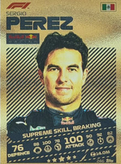Sergio Perez Topps F1 Turbo Attax 2021 Supreme Skill #246