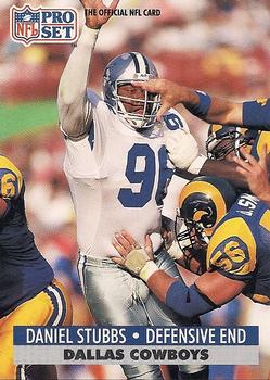 Daniel Stubbs Dallas Cowboys 1991 Pro set NFL #134