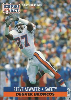 Steve Atwater Denver Broncos 1991 Pro set NFL #136